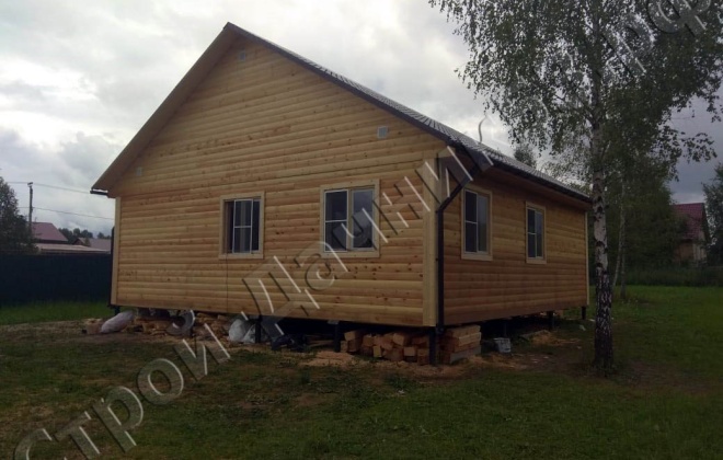 2 Брусовой дом 10×9, 90 м², Калужская область, Деревня Лихун (2)
